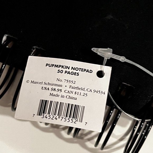 Pumpkin Note Pad / Notebook / 30 pages ‎ (new) - Picture 7 of 10